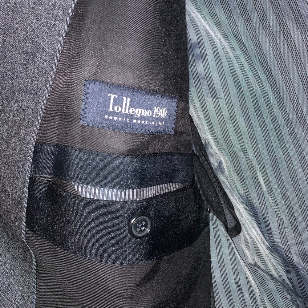 Banana Republic Tollegno 1900 wool cashmere suit - Picture 9 of 13